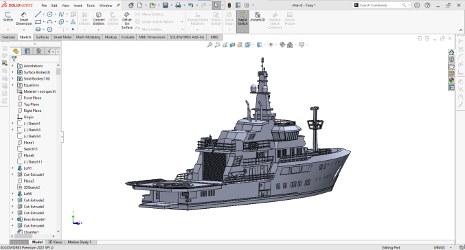 船舶 3D 模型