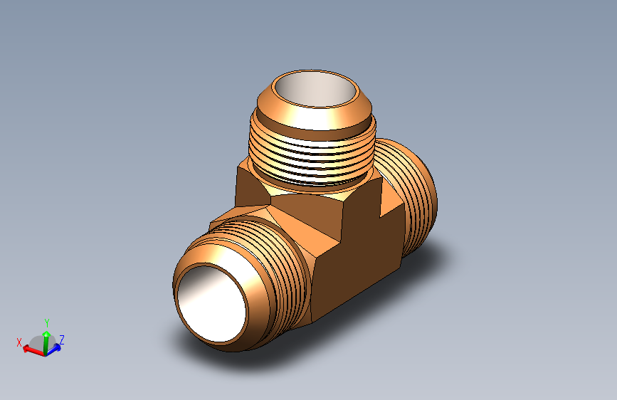 Solidworks教程#107 如何在Solidworks中设计阳螺纹三通适配器__Solidworks轻松设计