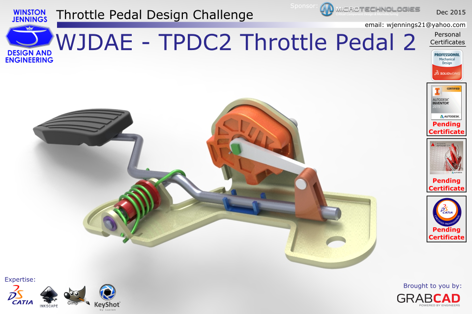 WJDAE - TPDC2 加油门踏板 2