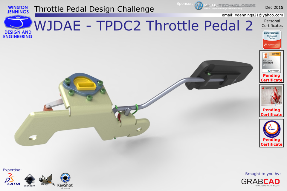 WJDAE - TPDC2 加油门踏板 2