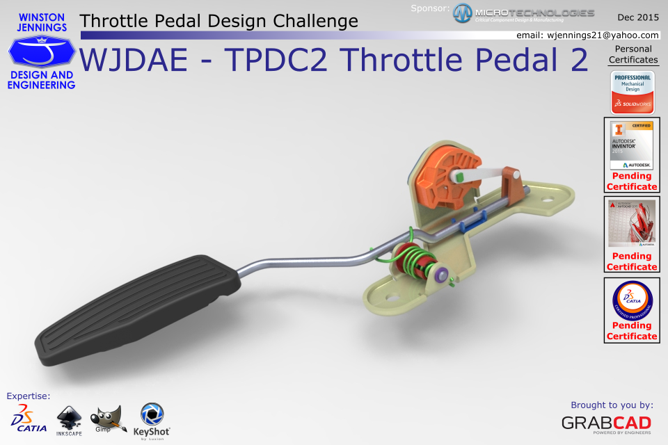 WJDAE - TPDC2 加油门踏板 2