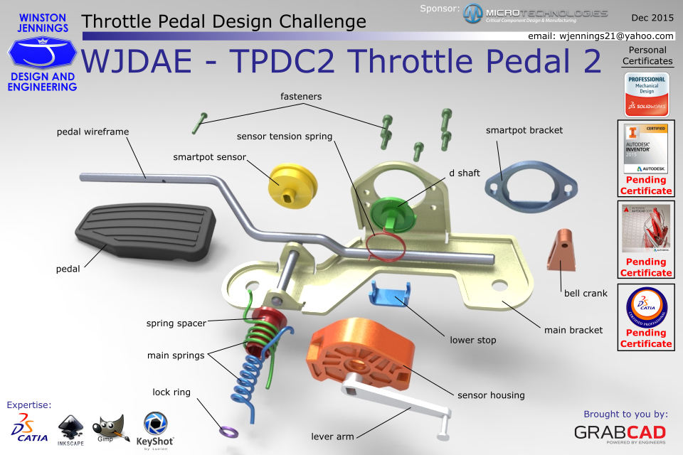 WJDAE - TPDC2 加油门踏板 2