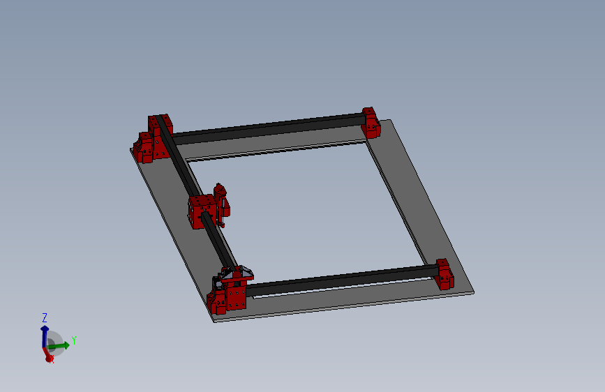 激光机机械支架