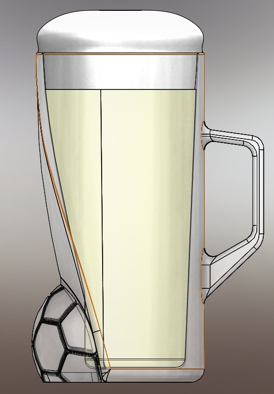 脚趾啤酒杯
