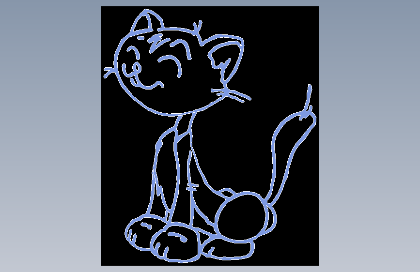 猫 2-D