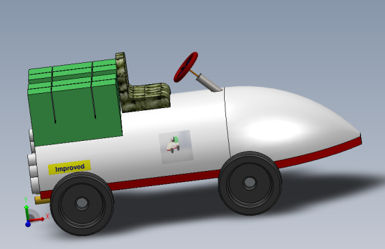 玩具车-SOLIDWORKS