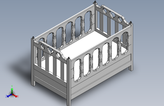 学习如何设计婴儿床 - FreeTree 部件和教程 - Marzouk SolidWorks 教程和设计