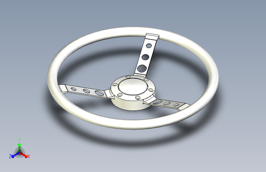转向盘 (steering wheels) 主视图