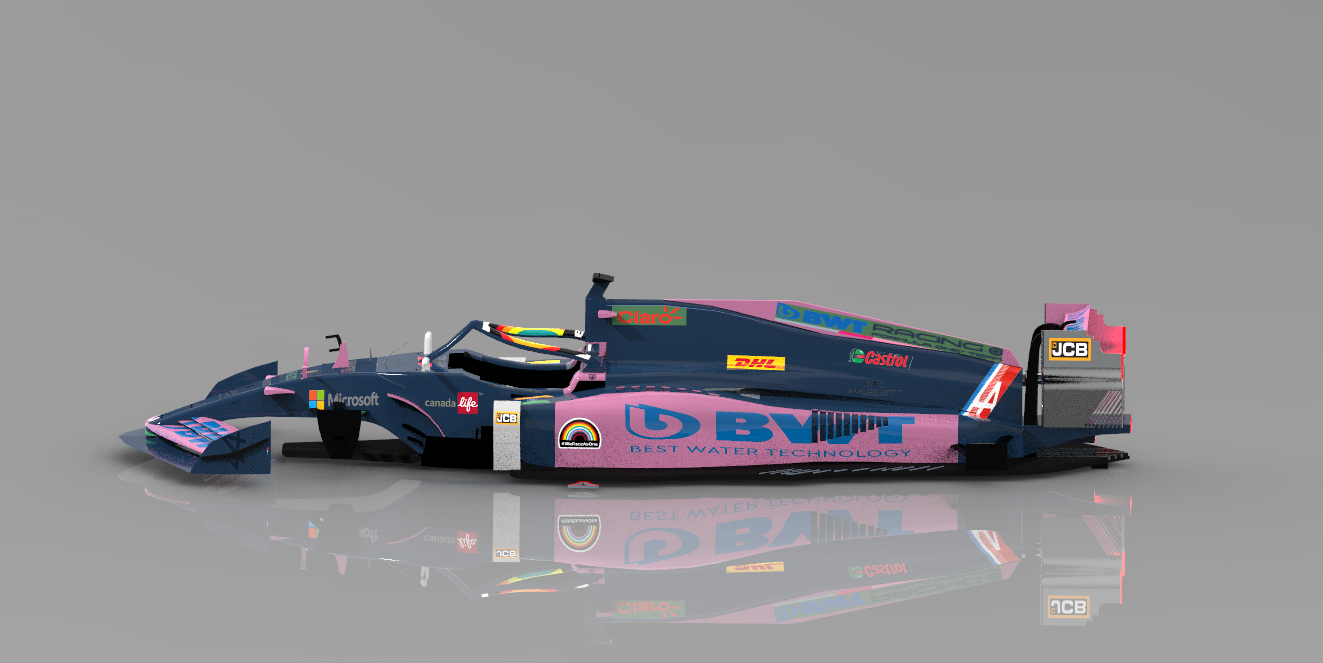 BWT Alpine 2020年一级方程式CAD模型
