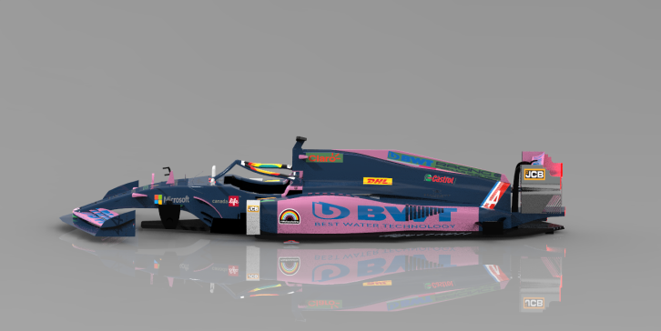 BWT Alpine 2020年一级方程式CAD模型