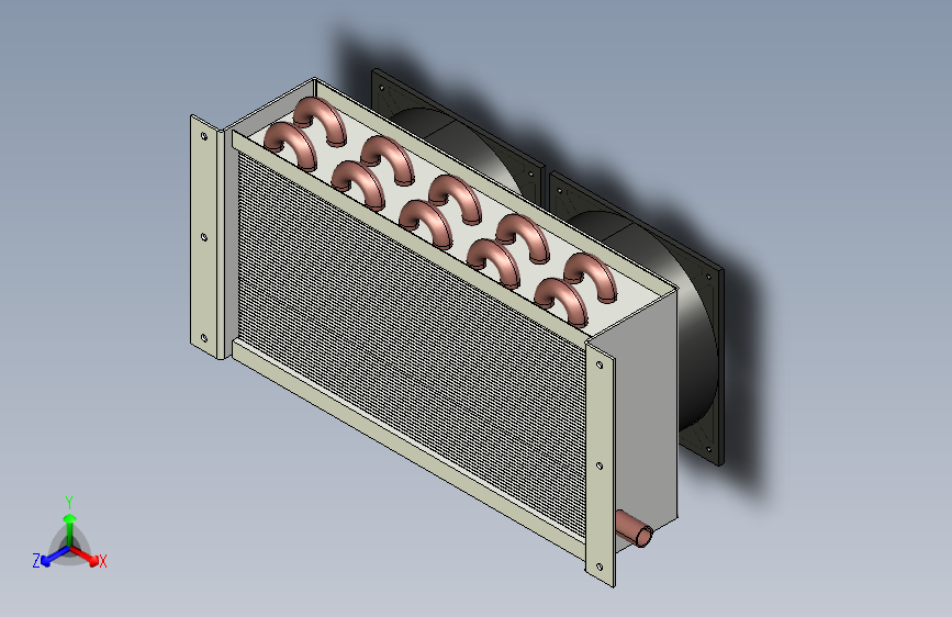 带风扇的高压锅冷却
