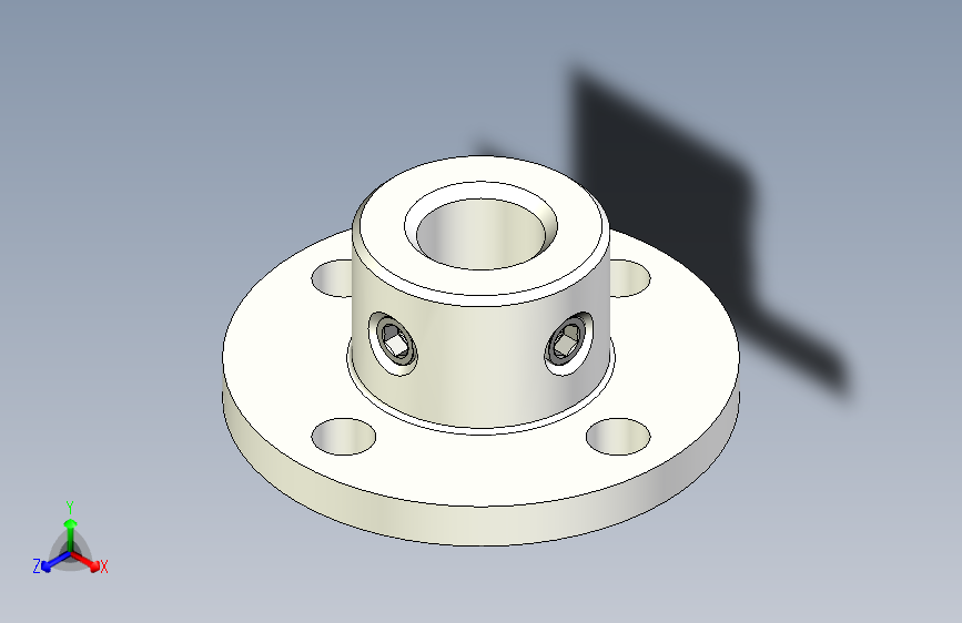 8mm法兰联轴器 钢制刚性法兰联轴器 电机导轴 轴轴 轴承配件
