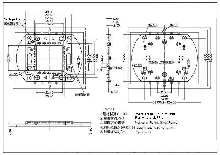 100瓦COB LED