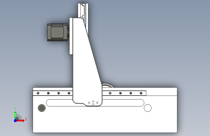 CNC 五轴 正面视图