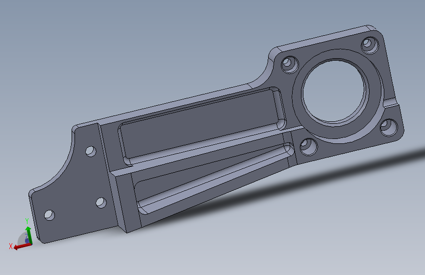 Ender 3 v1 - Y轴扩展电机支架用于NEMA17 4260 - 90mm