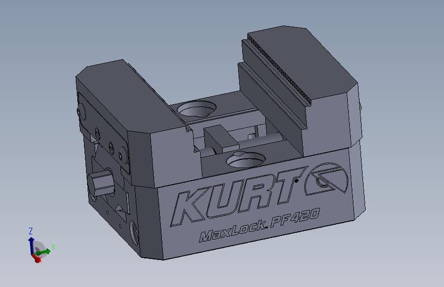 Kurt MaxLock 5轴台虎钳 – PF420