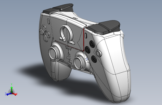 Play Station 5 控制器（DualSense PS5）- 战神主题
