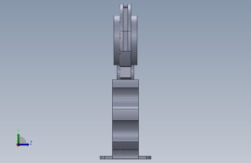 奖杯 GrabCAD 2015 左侧视图