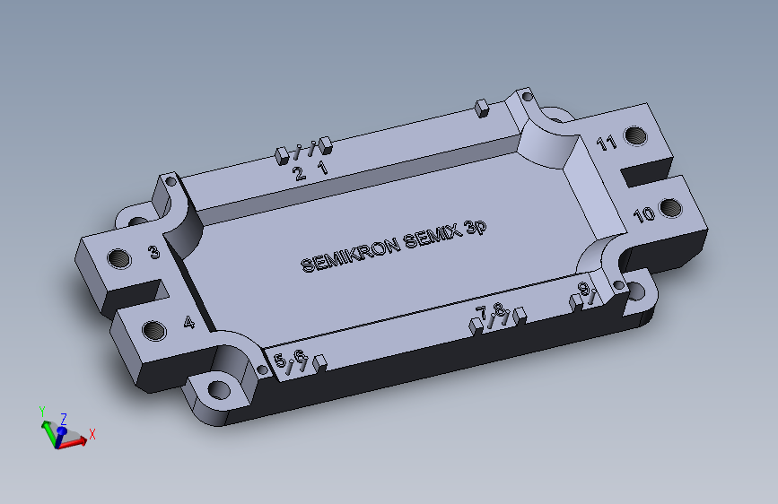 赛米控 SEMiX 3p 型封装