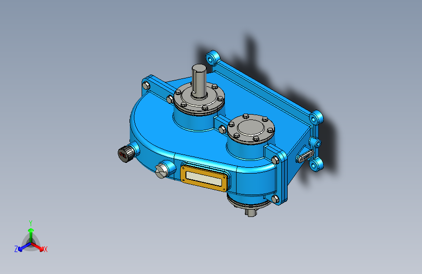 gearbox-85一级直齿轮减速器