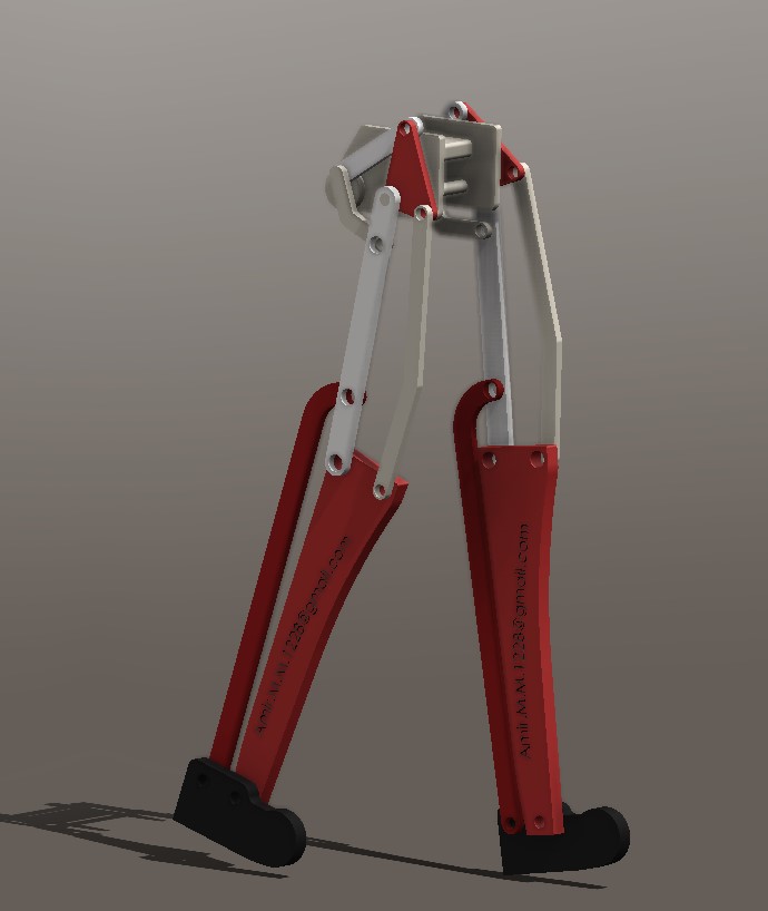 简易仿生腿结构