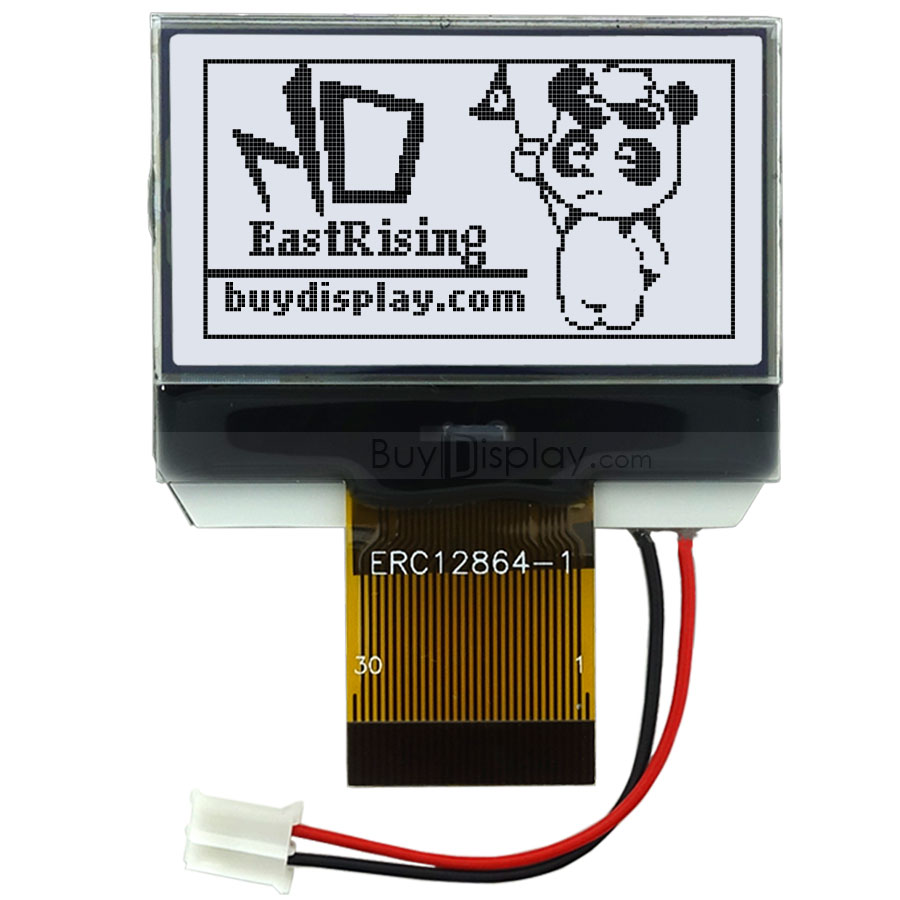 1.4英寸图形128x64液晶模块 串行SPI ST7567S 白底黑字