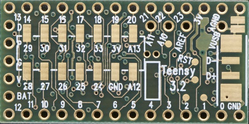 Adafruit Teensy 3.2 + 头部配件