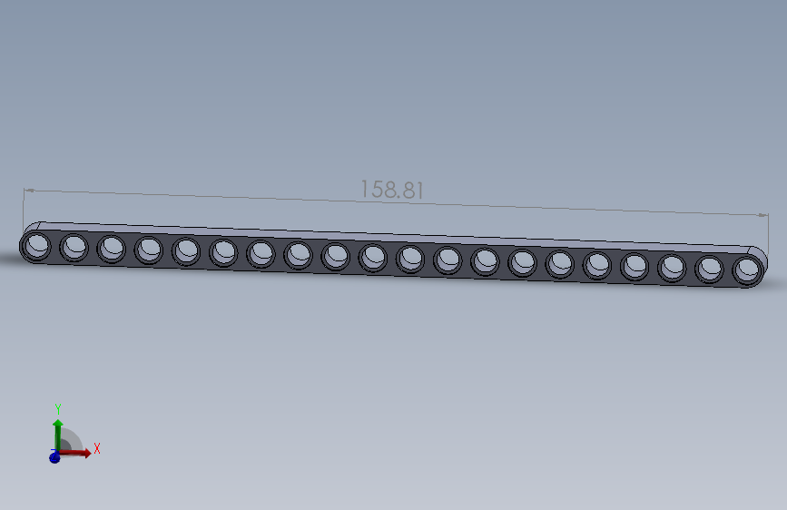参数化乐高技术手臂 - SolidWorks