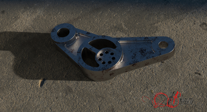 从蓝图进行3D建模SolidWorks教程控制臂