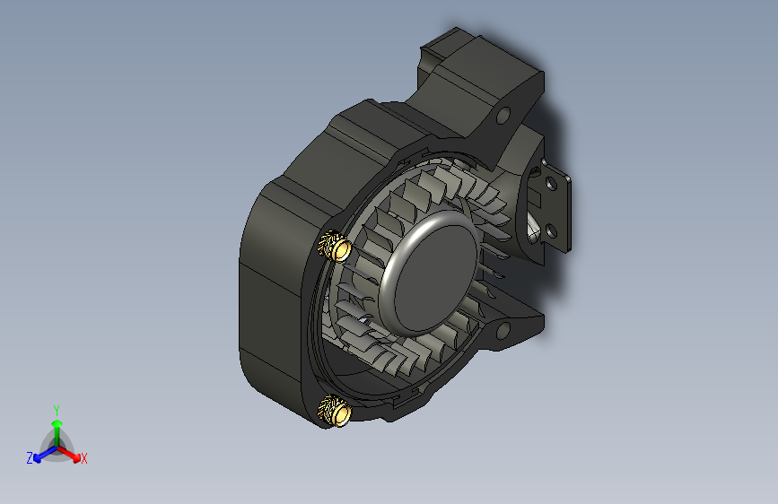 5020+鼓风机风扇适配的加力燃烧器=电风扇