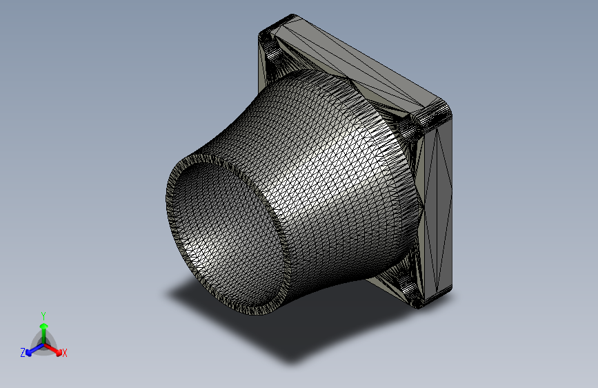 CNC+3DP+激光2W激光光学喷嘴=电风扇