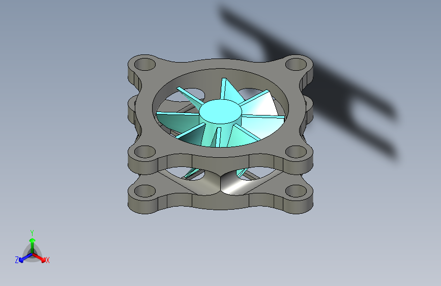 CPU+风扇设计。=电风扇