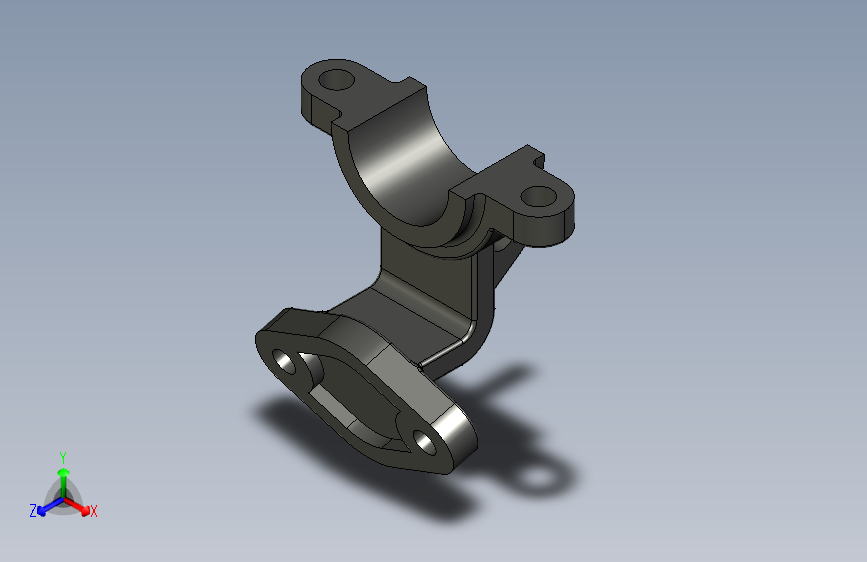 任务：SolidWorks+管夹吊架