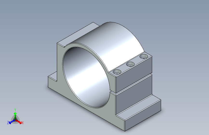 主轴电机安装支架夹持CNC