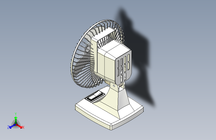 左+右+上+下+旋转+小桌子+风扇=电风扇