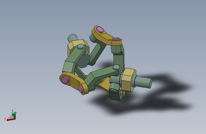 倾斜驱动轴（三臂）