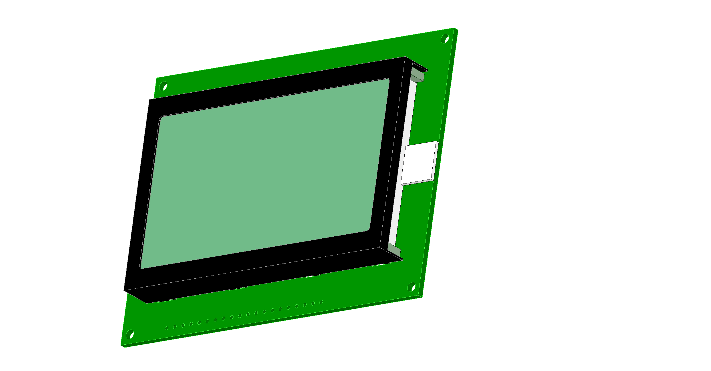 图形液晶显示屏 128x64 KS0108 (HG12864A, WG12864A)