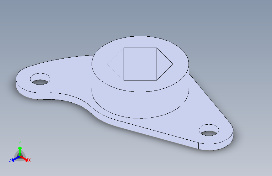 摇臂 (19) 主视图