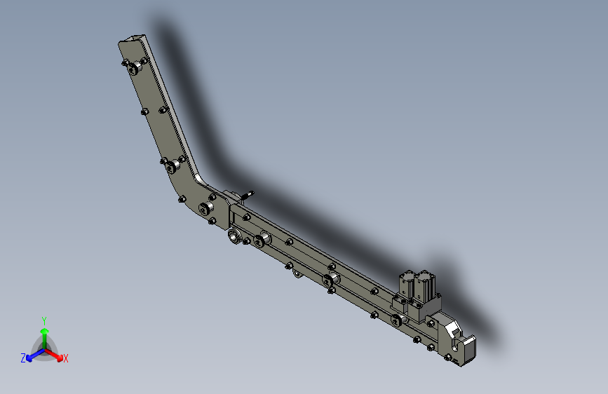 圆形螺母给料臂