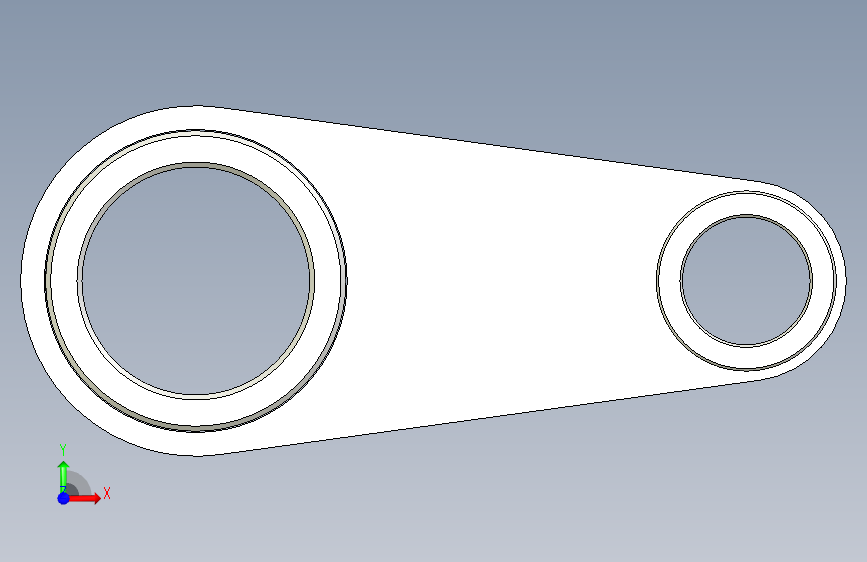 制动执行机构 Arm FreeCad 正面视图