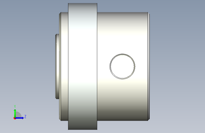 制动执行机构 Arm FreeCad 左侧视图