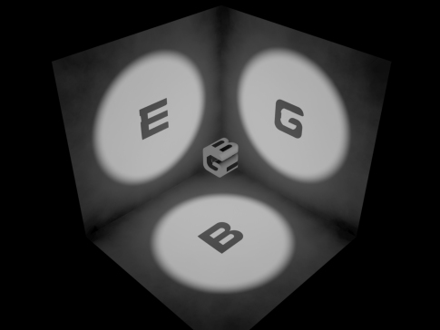 3D 字母