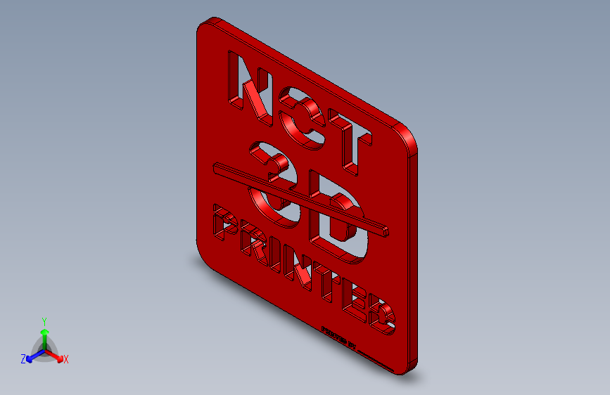 不是3D打印的