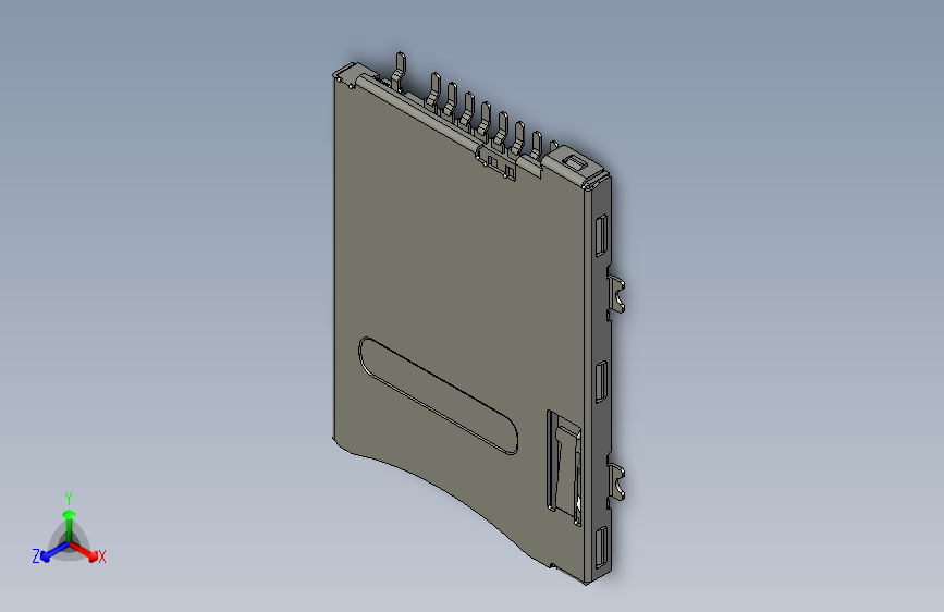 sim 推推 推类型卡连接器插座