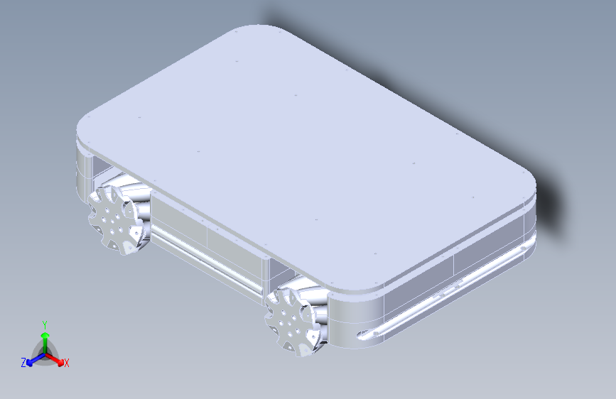 自动导引车（AGV）麦克纳姆轮玩具模型