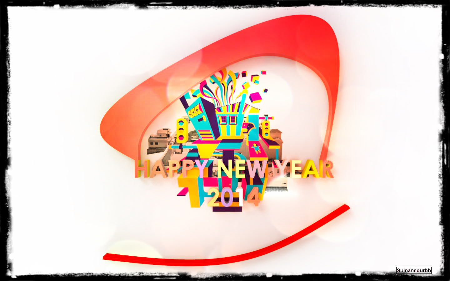 新年快乐-经典艺术