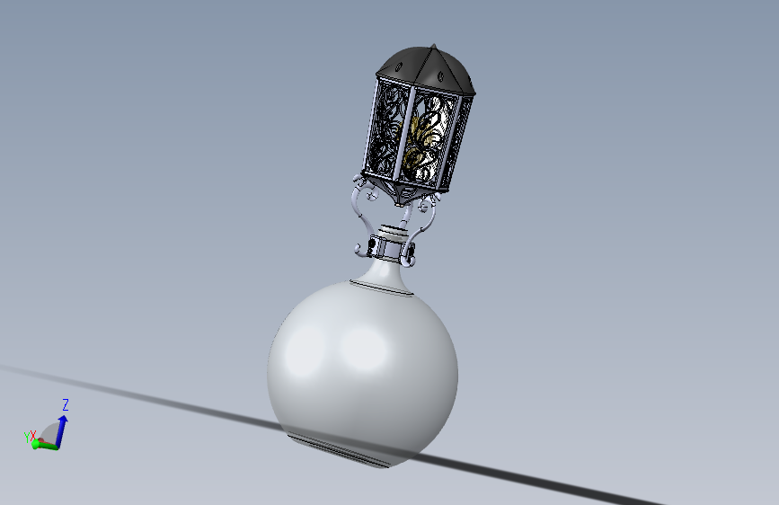 新艺术风格的灯笼