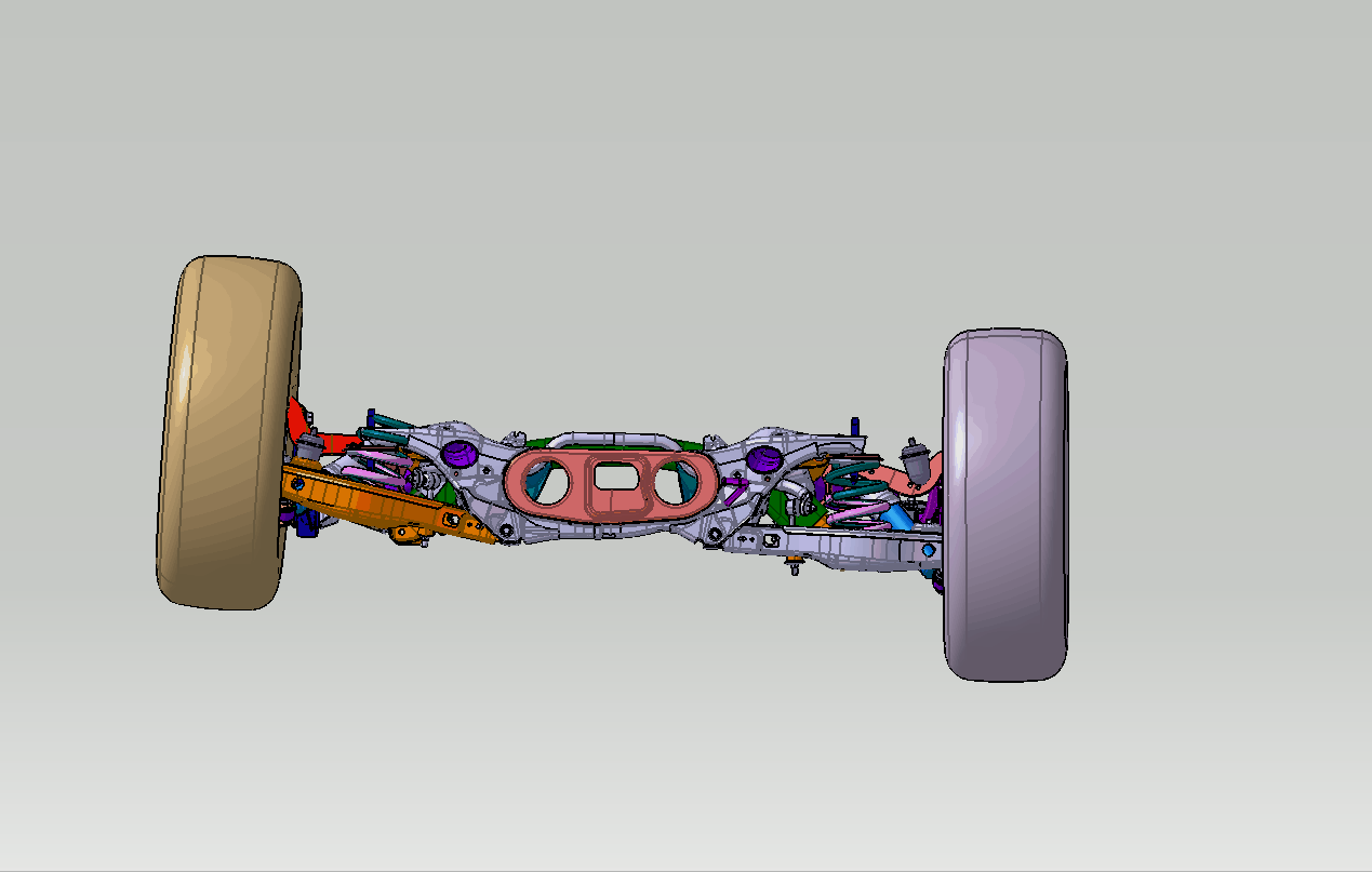 多连杆独立后悬架运动模拟