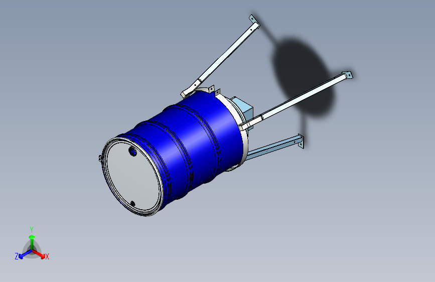 三足支撑式储料桶装置- 1726686