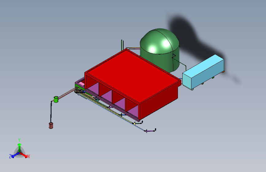 污泥堆肥发酵车间